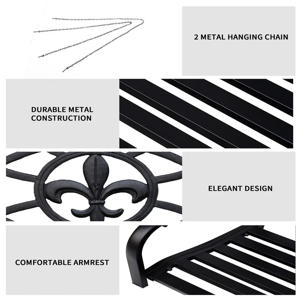 Metal Outdoor Patio Swing Chair