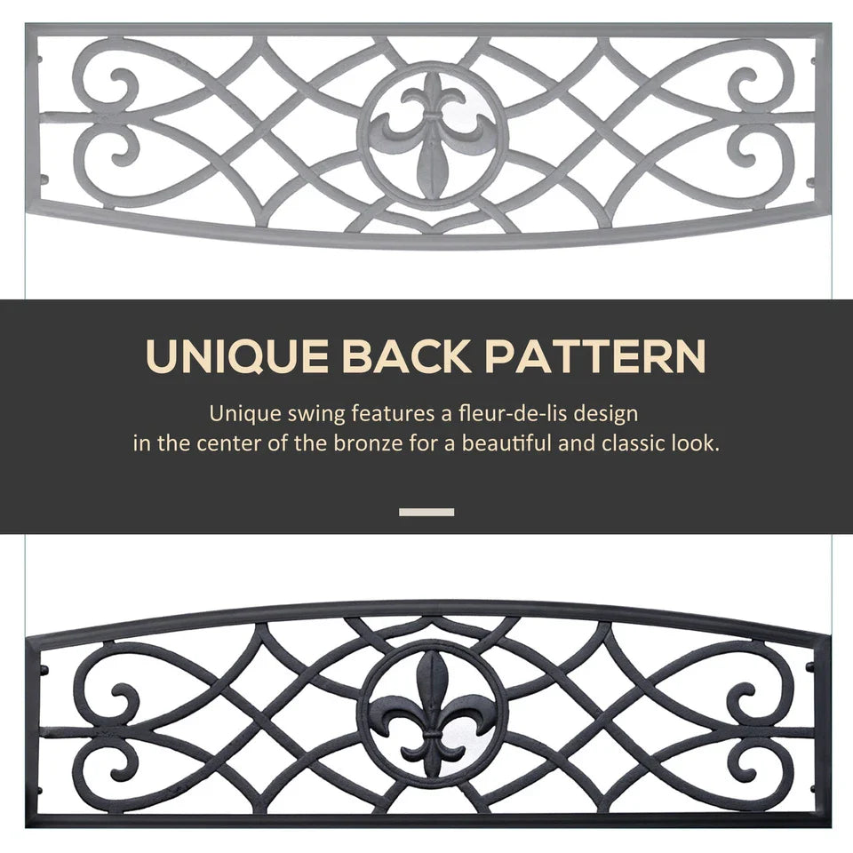 Metal Outdoor Patio Swing Chair