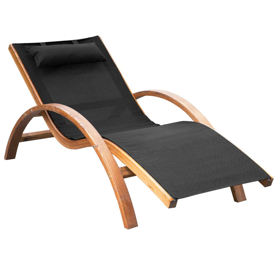 Cochran Wooden Outdoor Lounge Chair