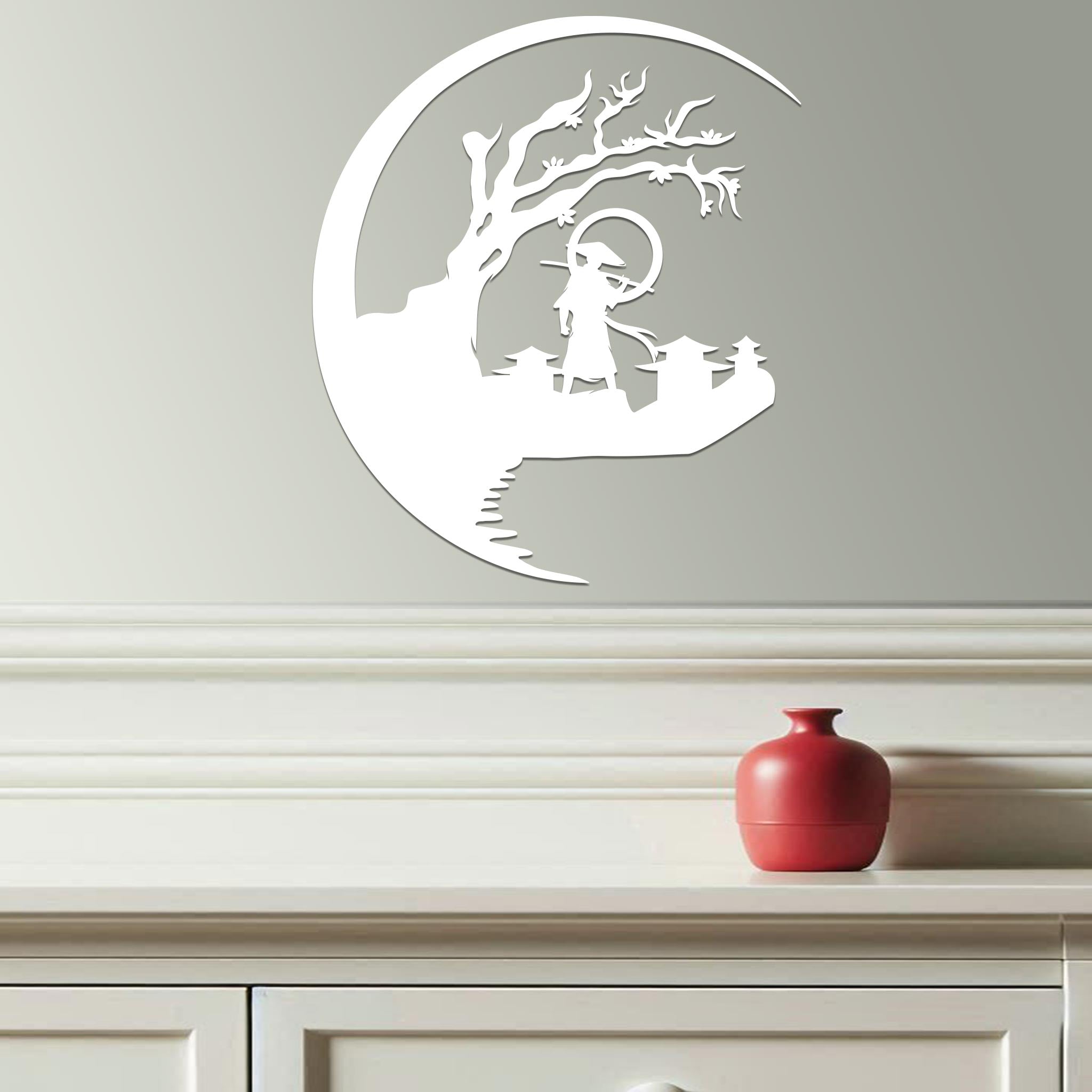 Samurai Scene Sign-1