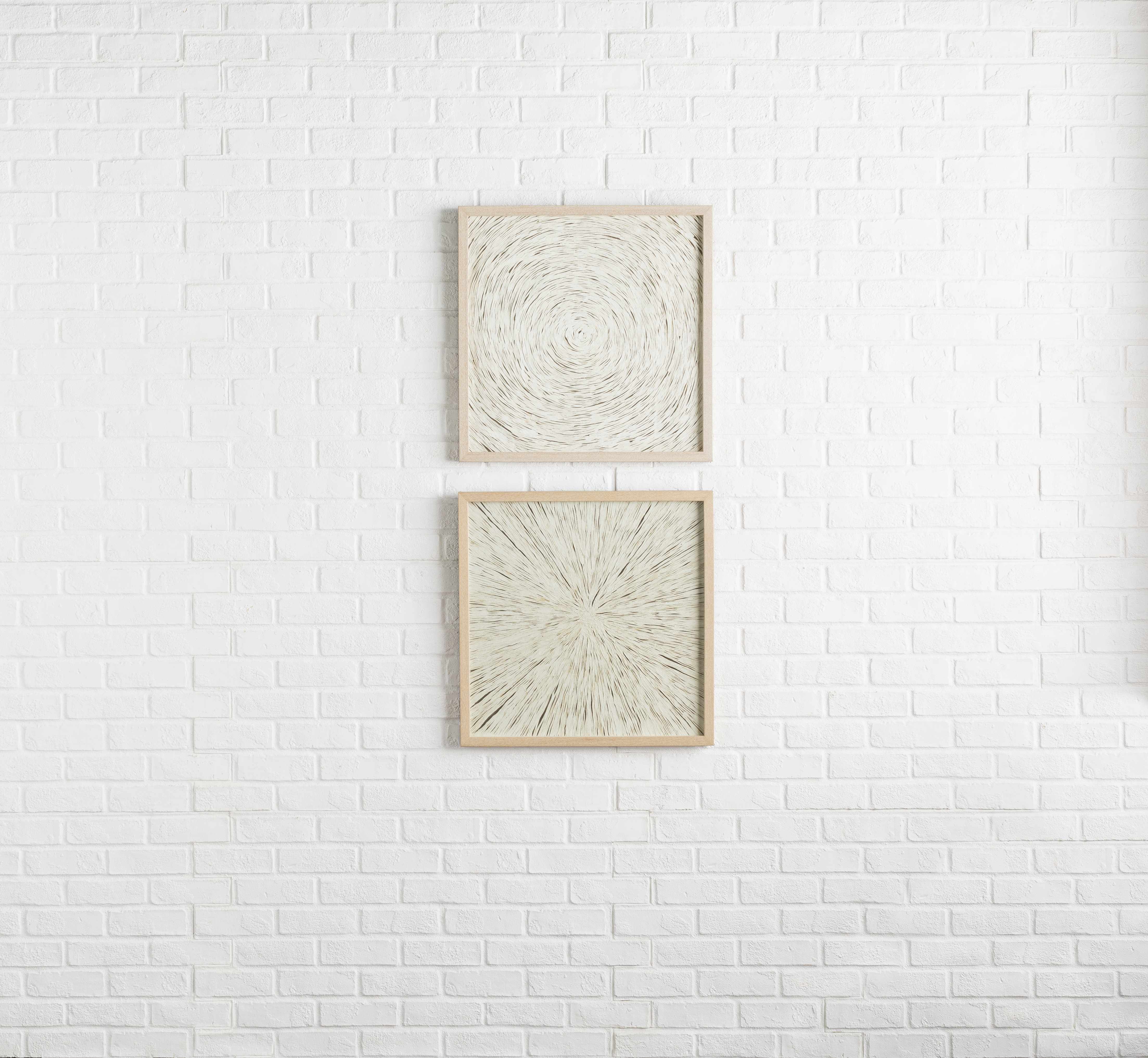 Cool Light Gray Modern Framed Wall Art for modern gallery walls-4