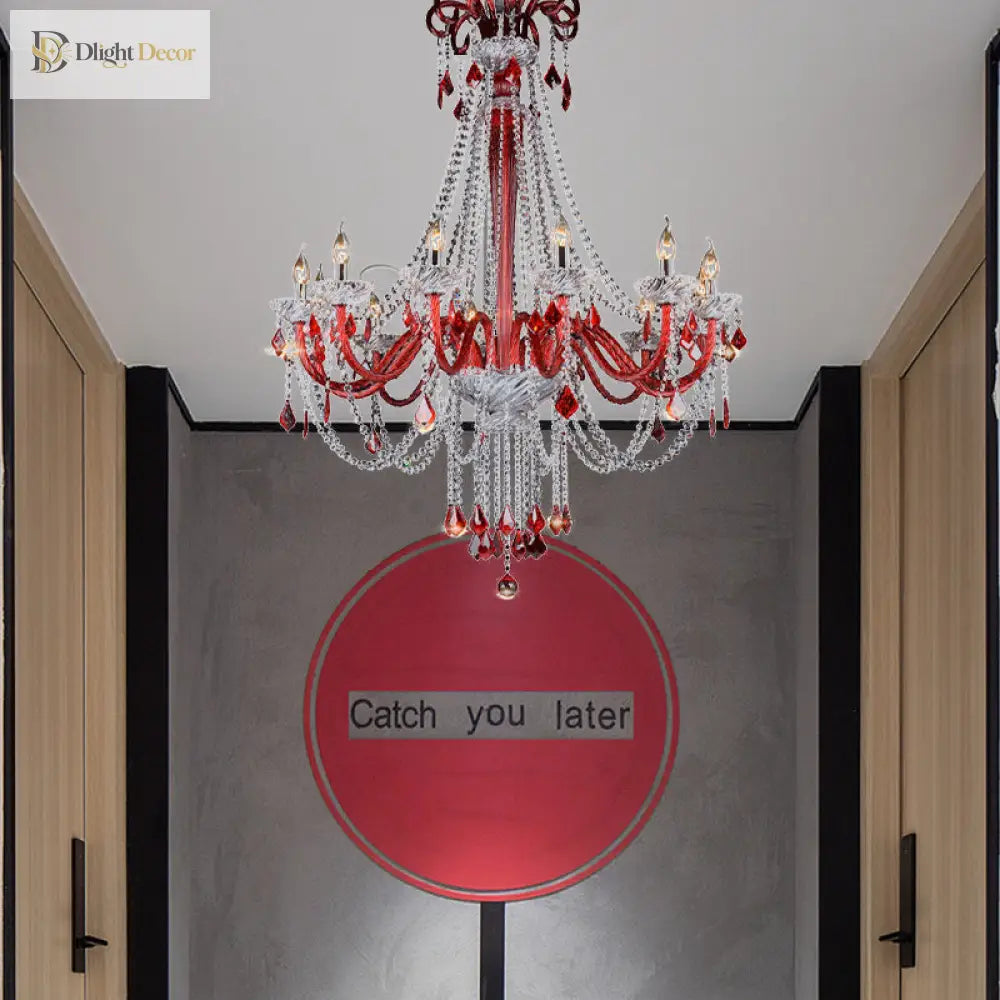 Scarlett Crystal Chandelier | Modern Dining Room Lighting