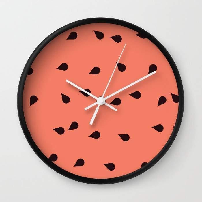 SCATTERED WATERMELON Wall clock-0