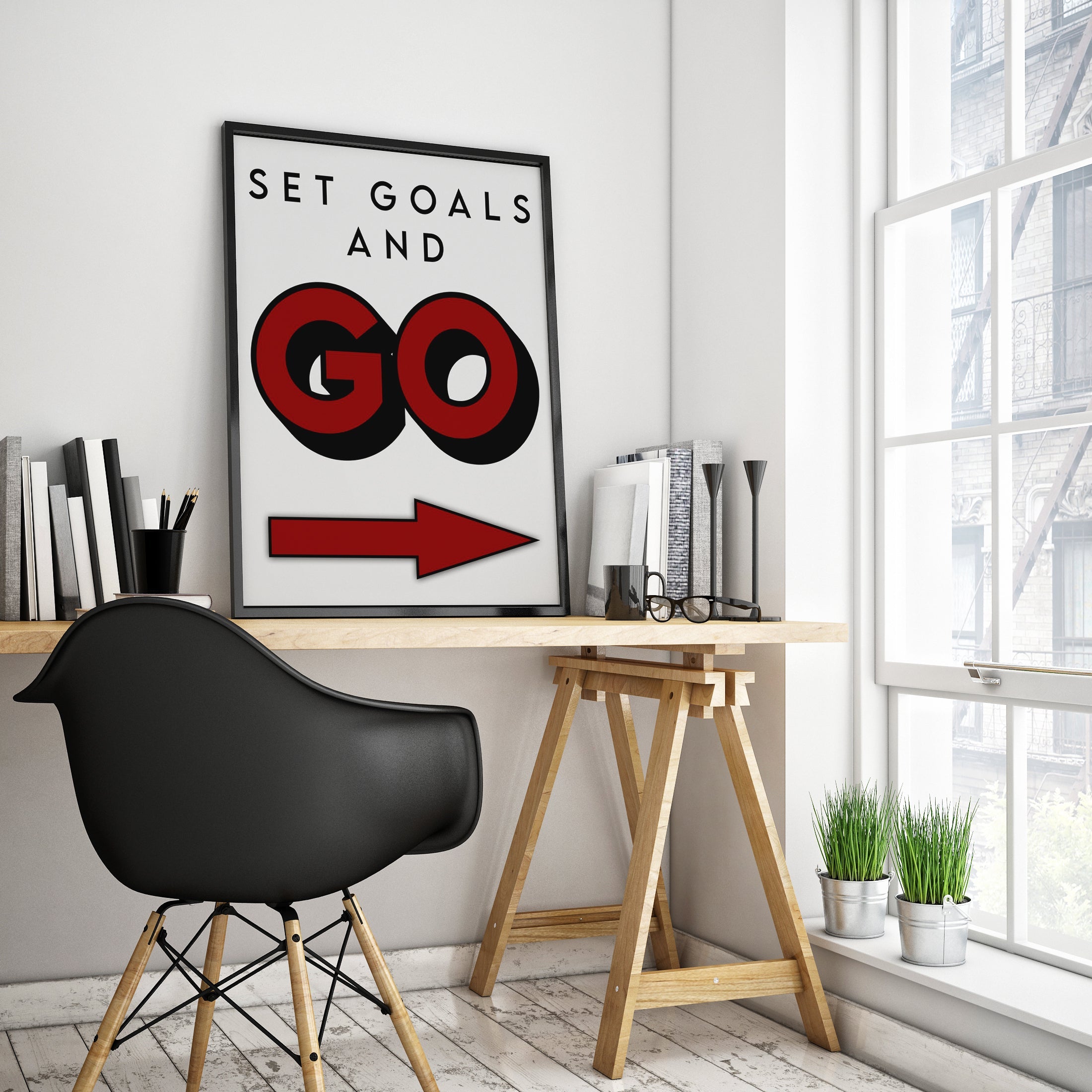 SET GOALS AND GO-1