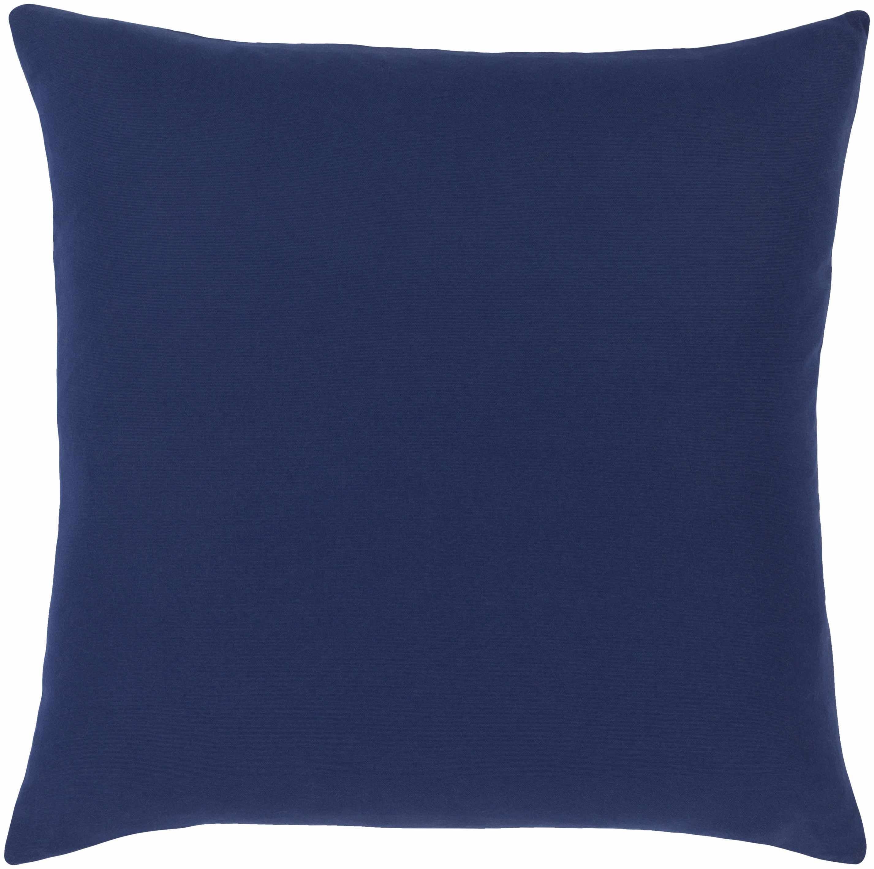 Shongaloo Navy Floral Patterned Throw Pillow-2