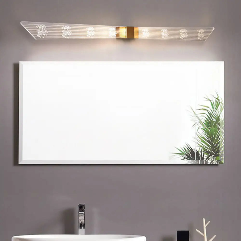 Sienna Modern Gold LED Vanity Light | Bathroom Lighting