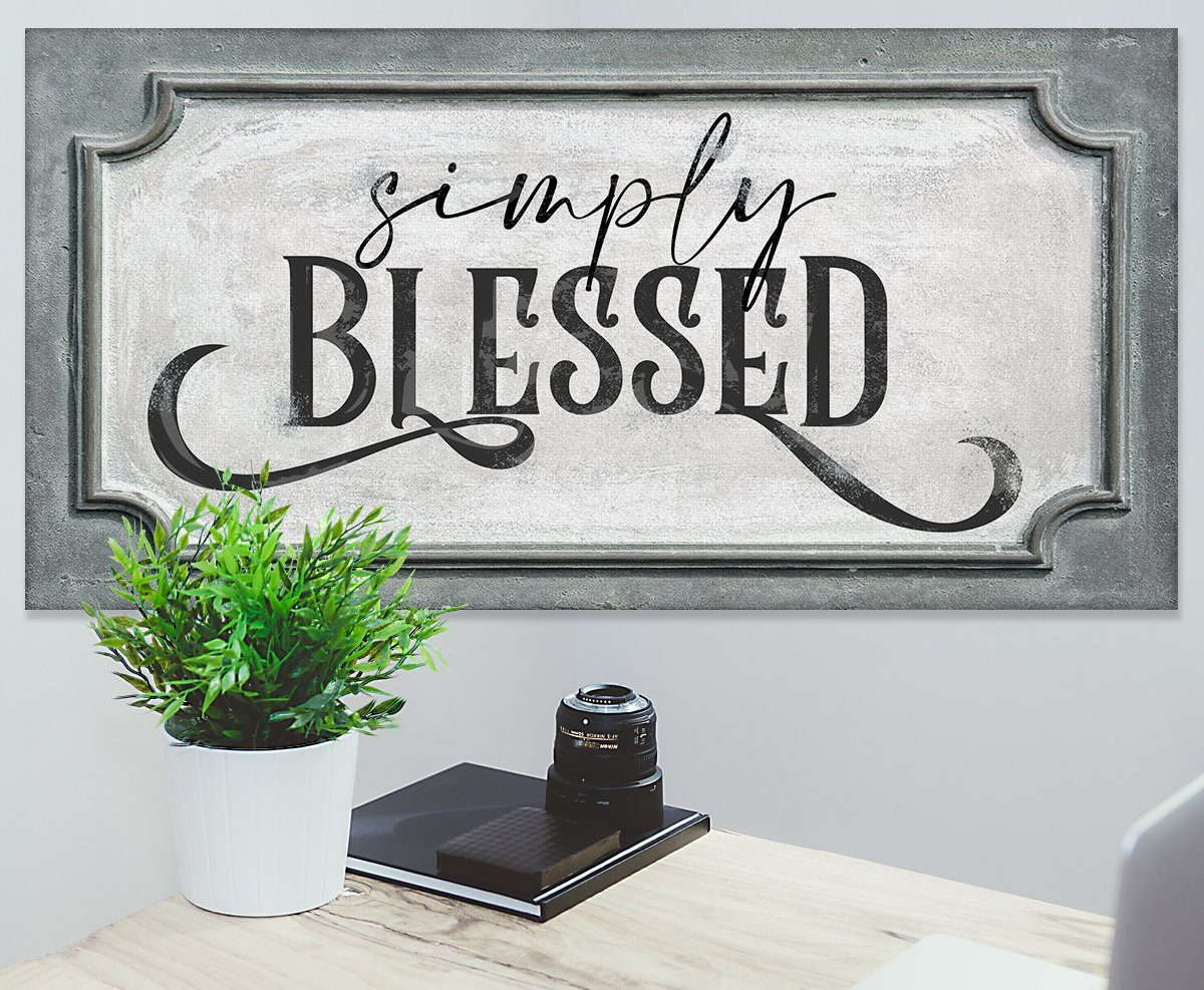 Simply Blessed - Canvas