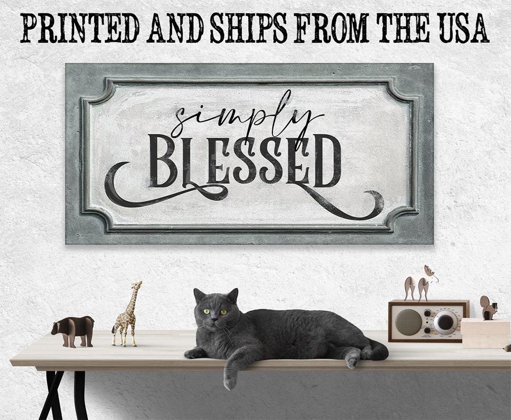 Simply Blessed - Canvas