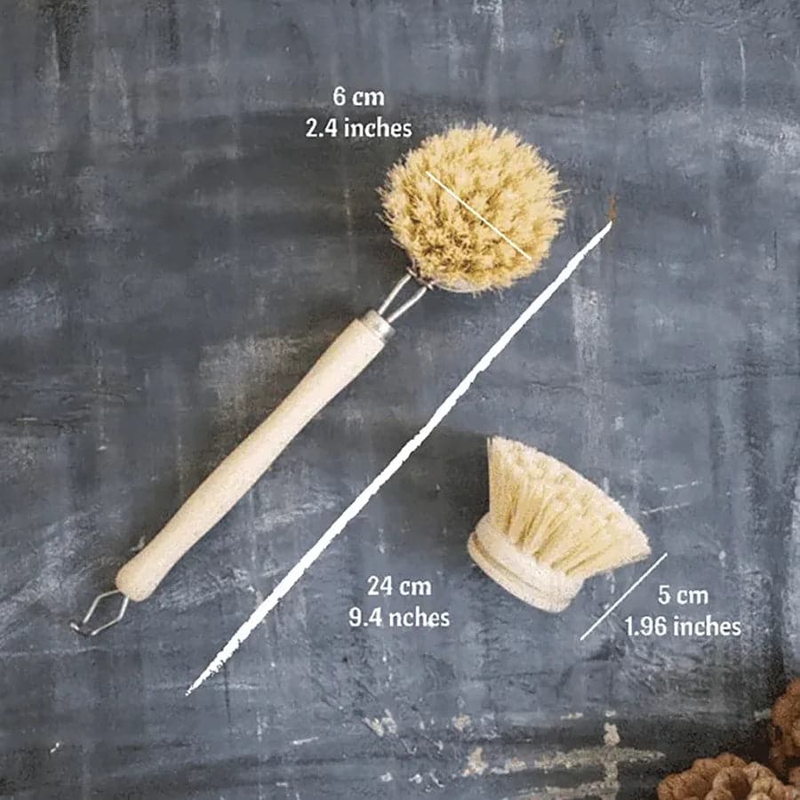 Zero Waste Kitchen Brush Set - Starter Kit-3