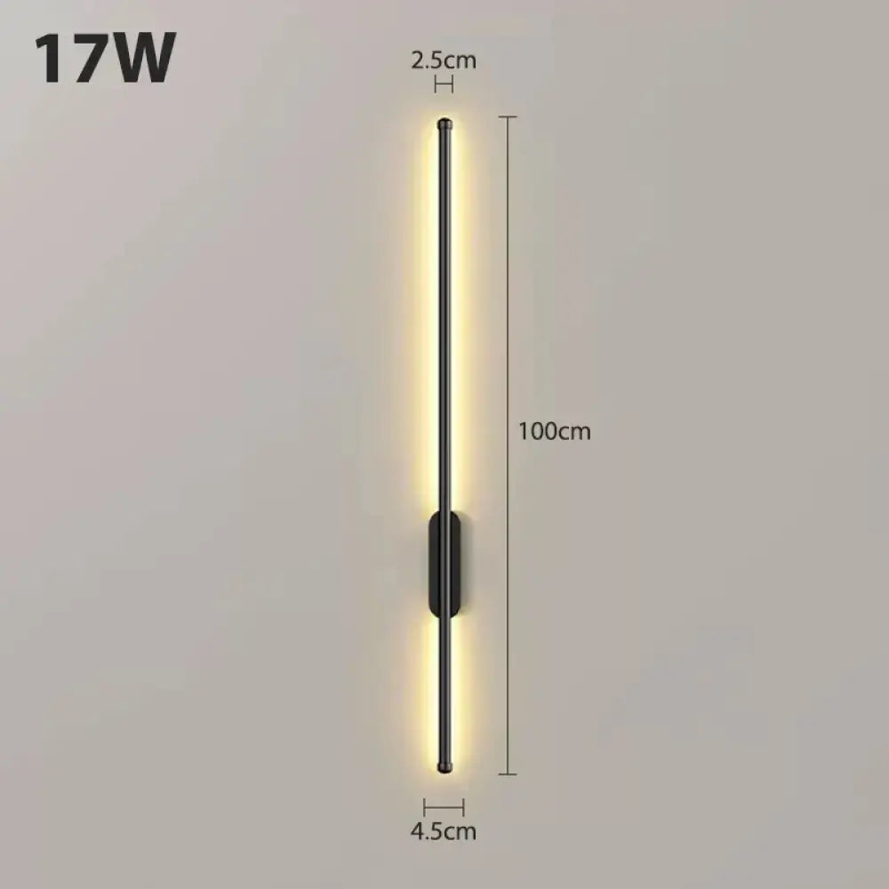 Sleek LED Nordic Wall Sconce | Bedroom & Bedside Lighting
