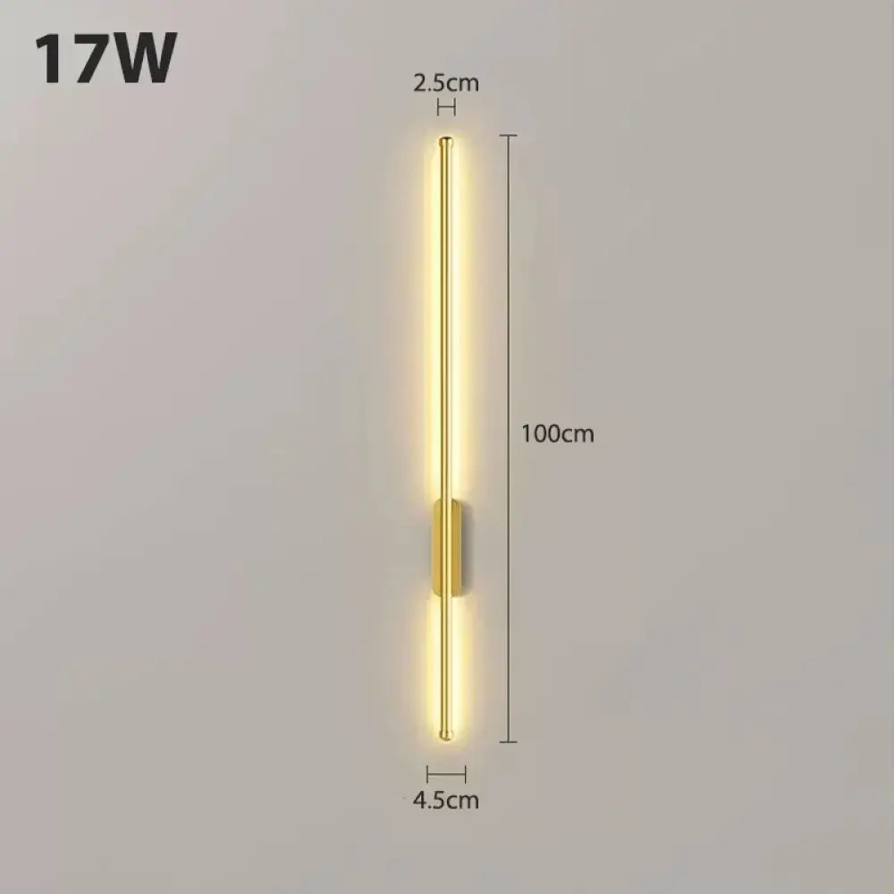 Sleek LED Nordic Wall Sconce | Bedroom & Bedside Lighting