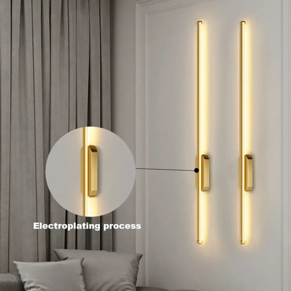 Sleek LED Nordic Wall Sconce | Bedroom & Bedside Lighting
