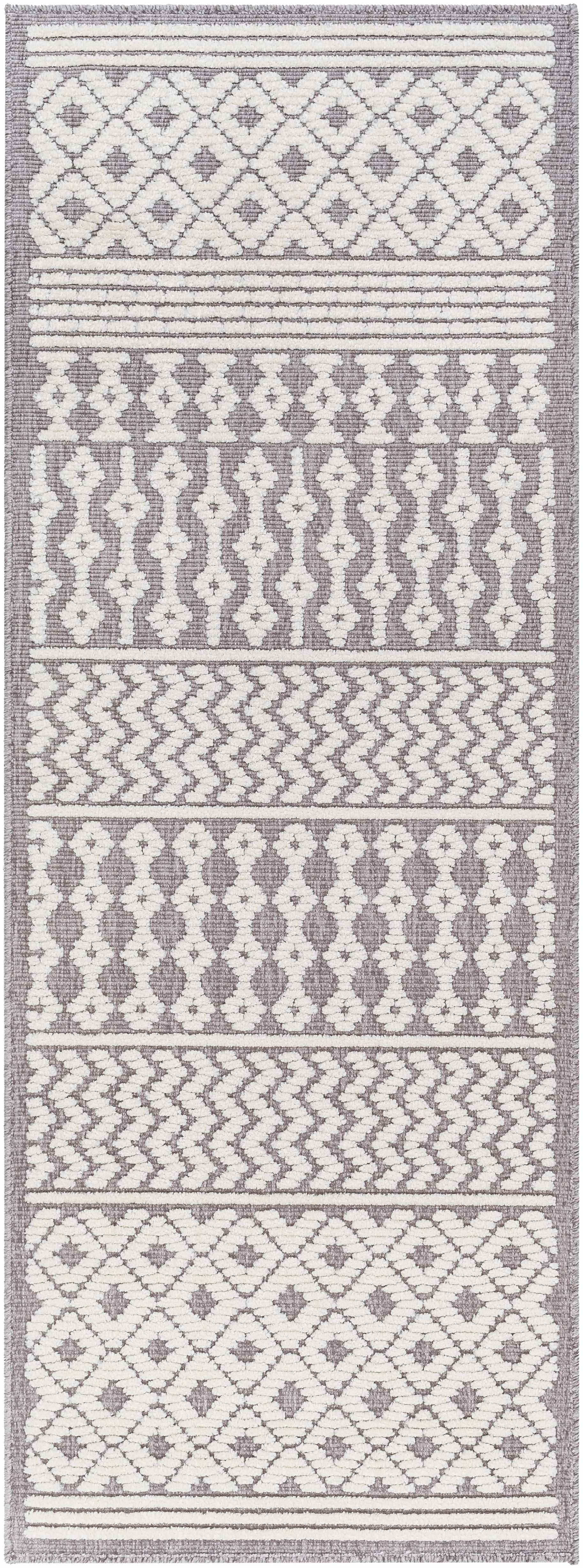 Drago Gray 3D Area Rug - Clearance-5