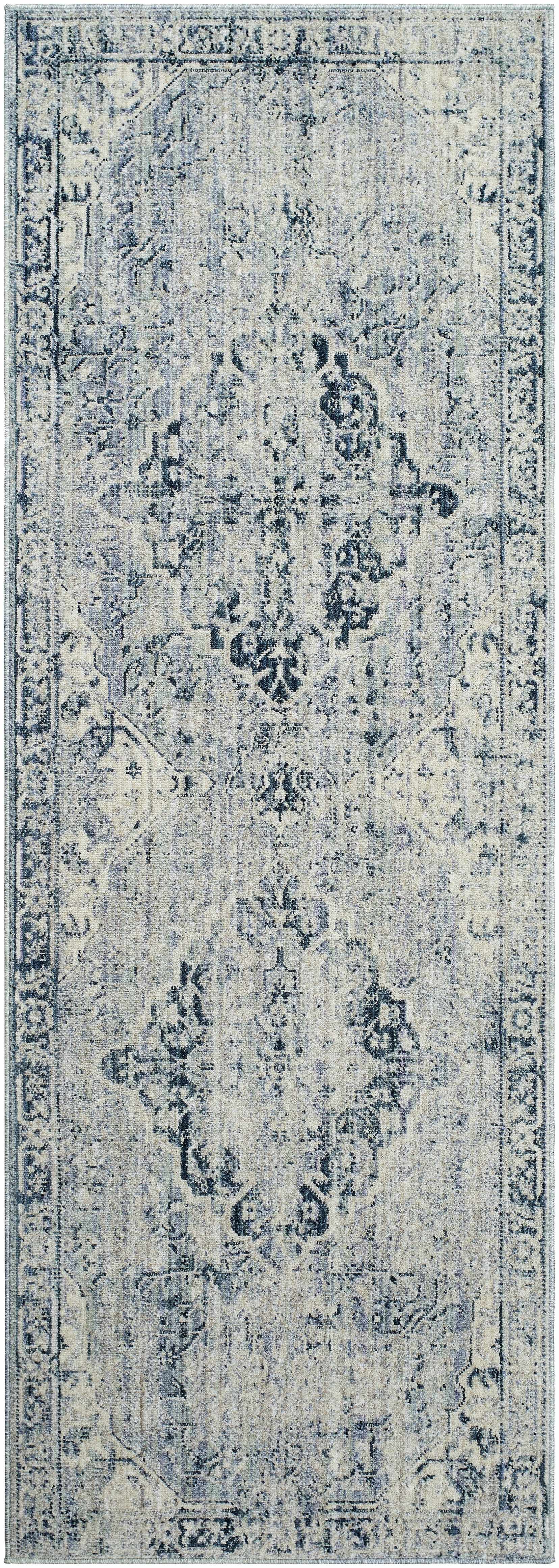 Jemma Blue Medallion Area Rug - Clearance-2
