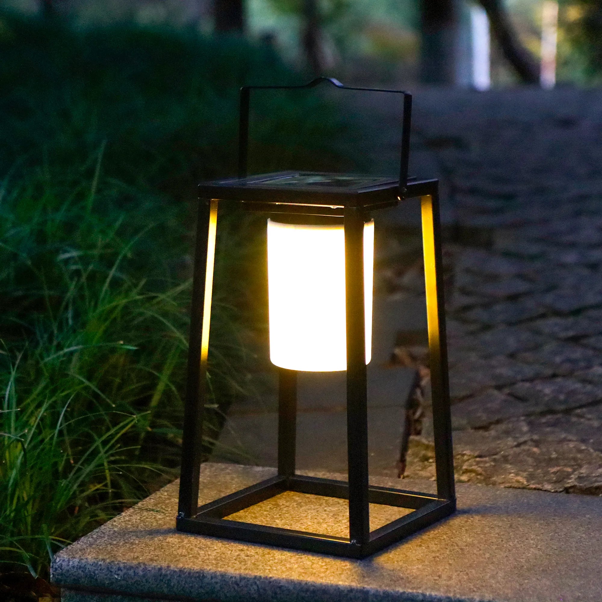 Outdoor Solar Lantern Portable Brightness Solar Lamp IP44 Waterproof-0