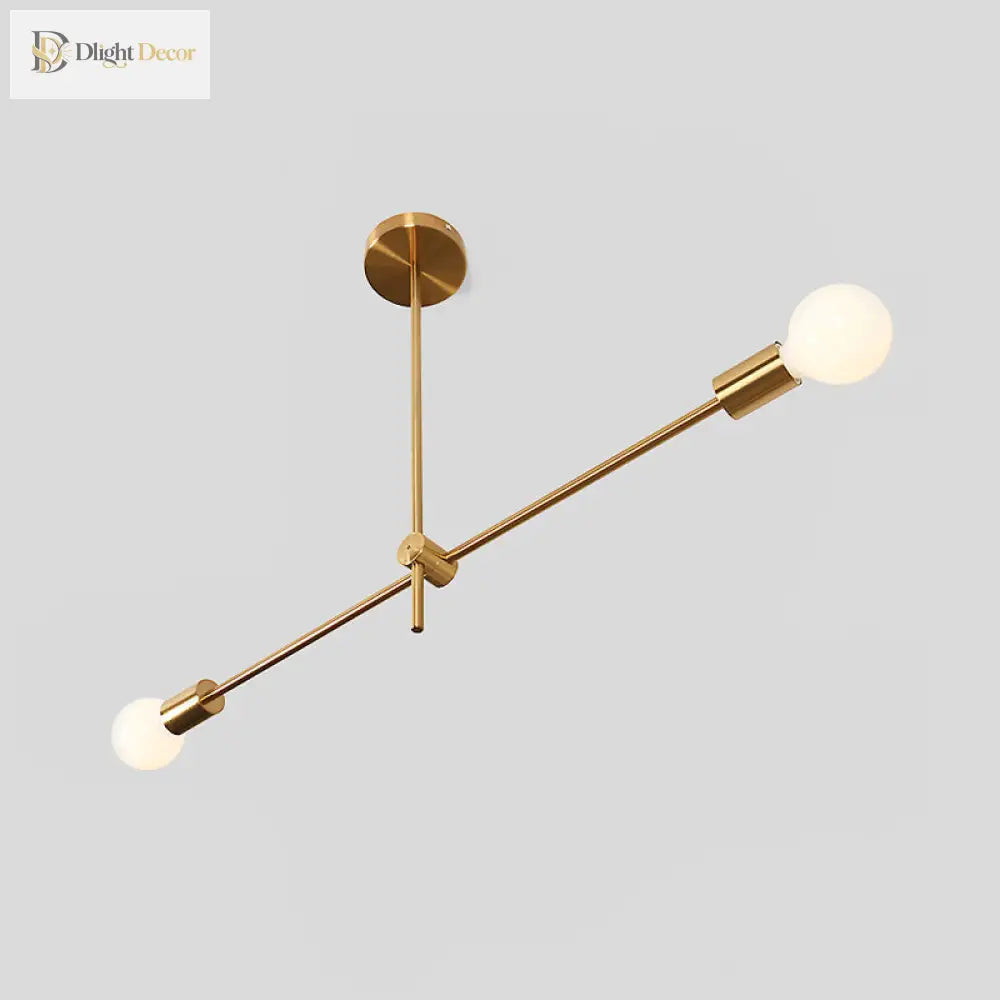 Sophia Modern Brass Chandelier | Dining Room Home Lighting