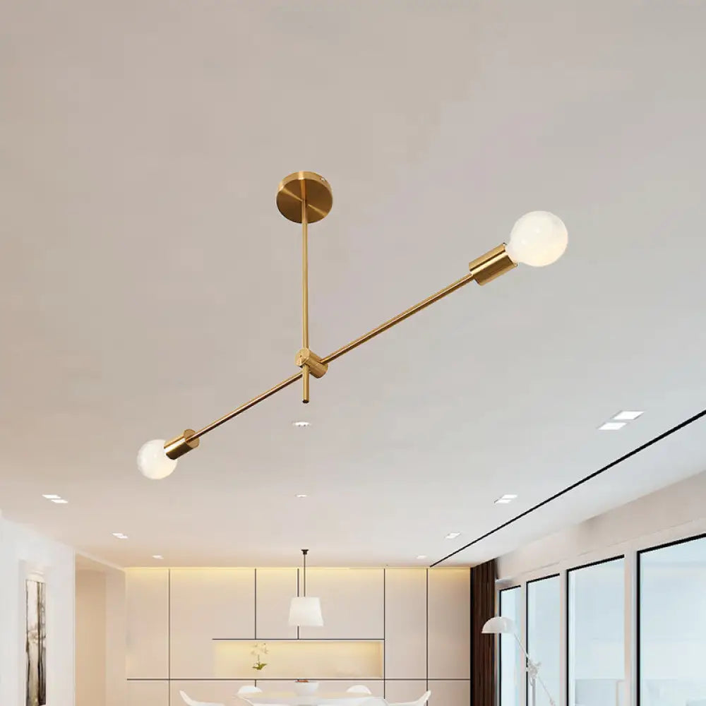 Sophia Modern Brass Chandelier | Dining Room Home Lighting