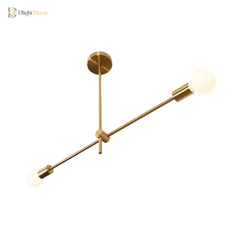 Sophia Modern Brass Chandelier | Dining Room Home Lighting