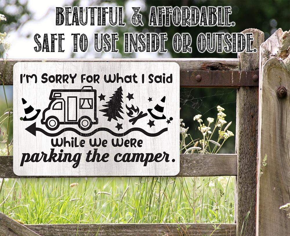 Sorry Camper - Metal Sign