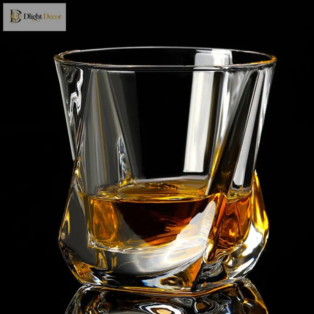 Spiral Square Glass Cup Set — 170ml