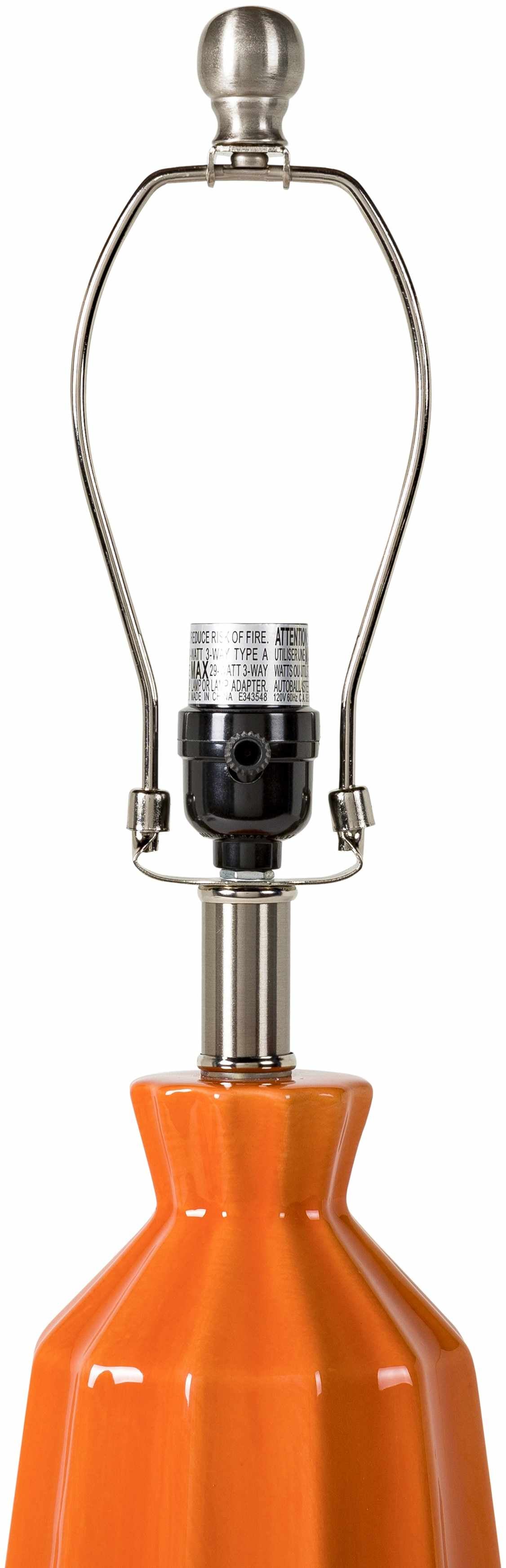 Schlettau Orange Table Lamp-2