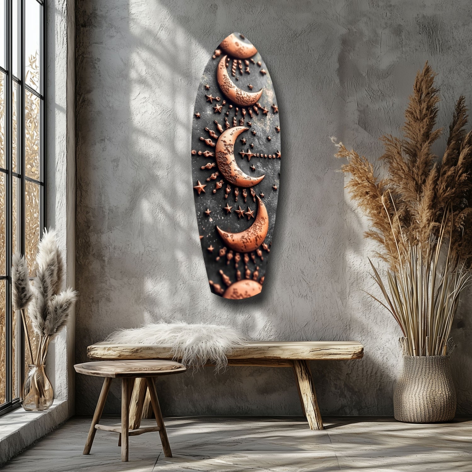Lunar Order Glass Wall Art