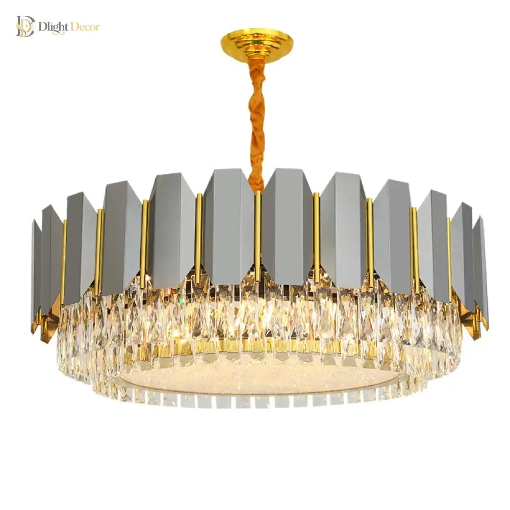 Stainless Nordic Chandelier | Modern Dining Room Lighting