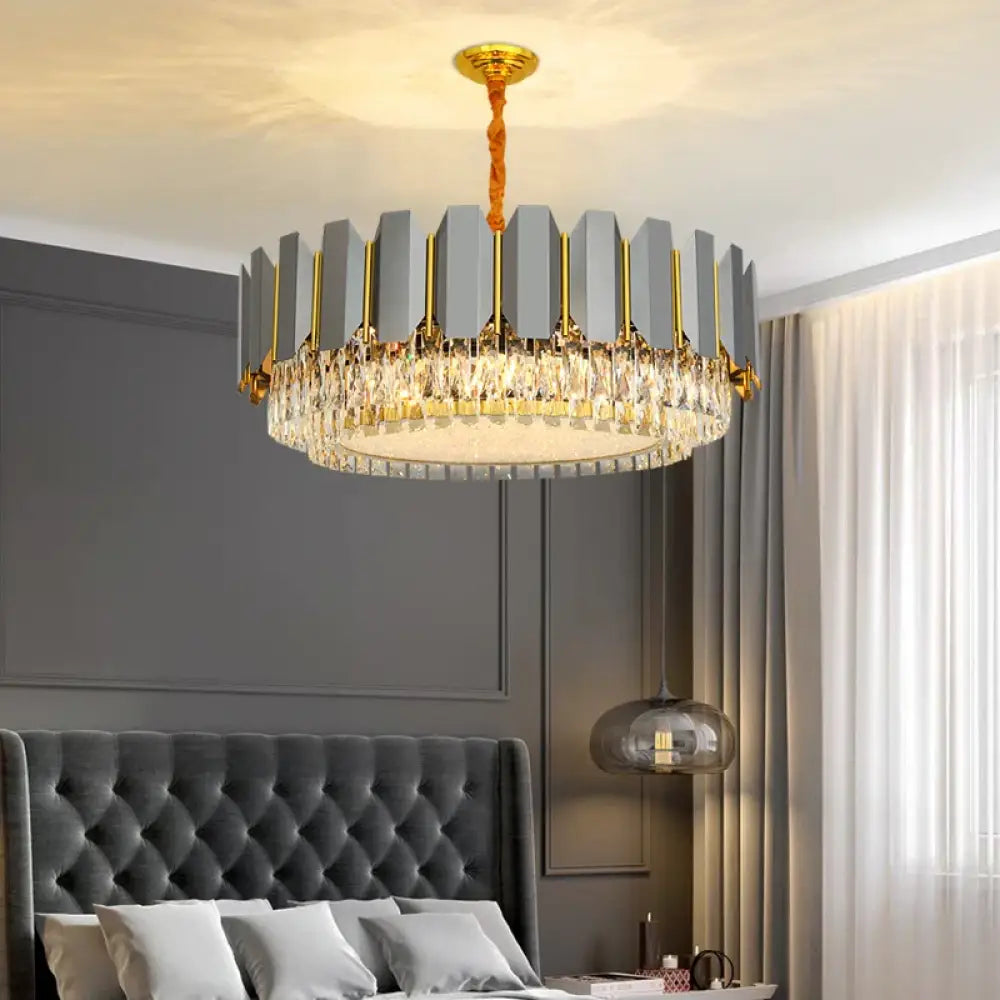 Stainless Nordic Chandelier | Modern Dining Room Lighting