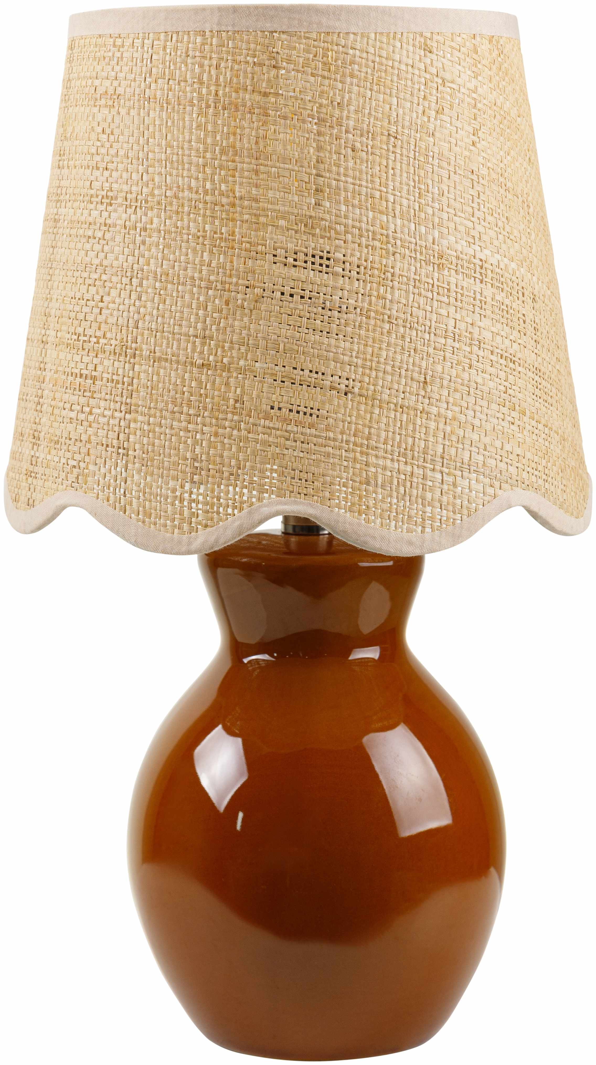 Salgareda Red Rattan Table Lamp-1