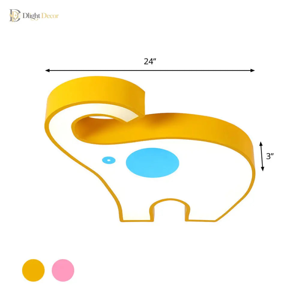 Sunny Flush Mount Light | Modern Kids' Room Lighting