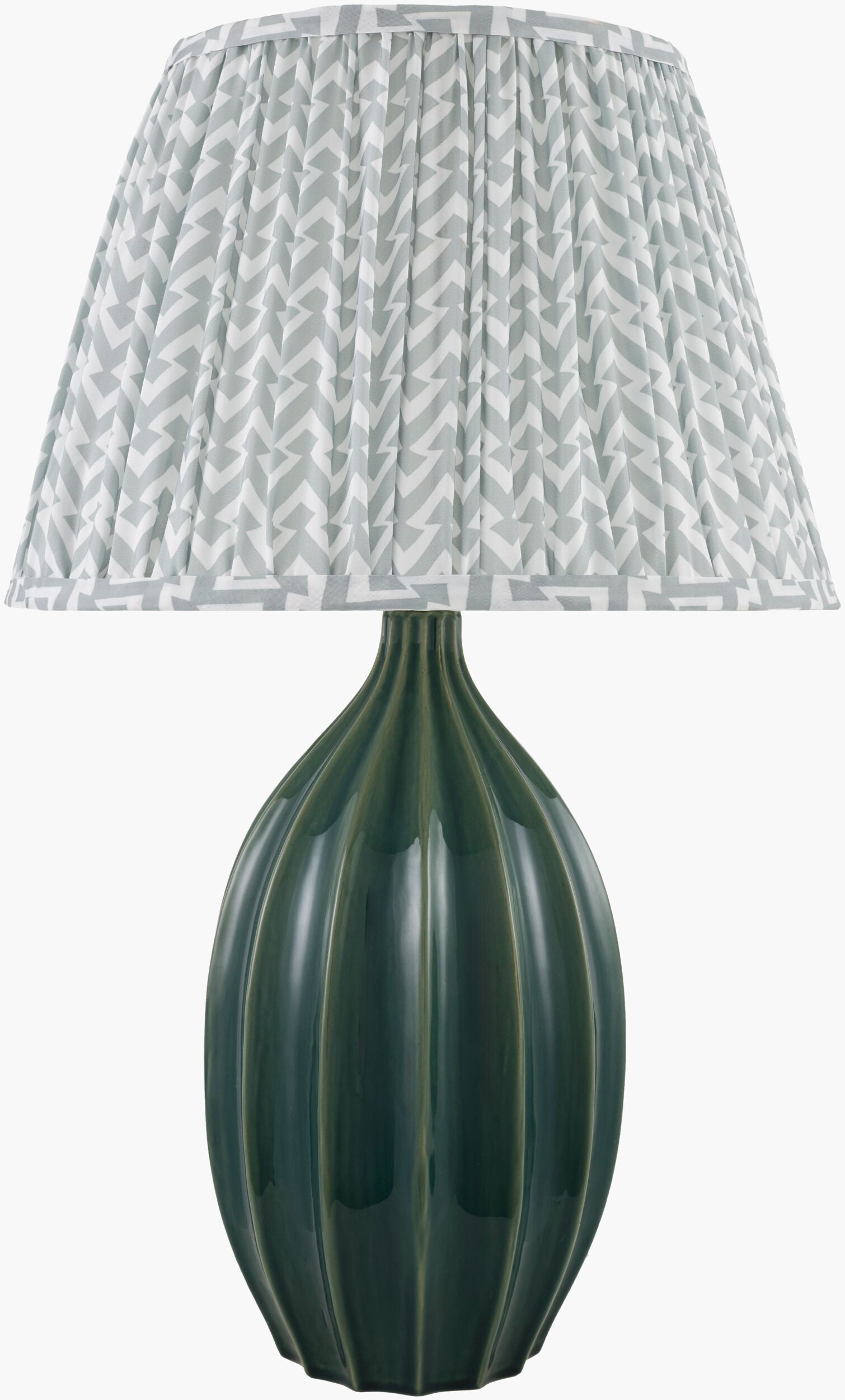 Deep Teal Modern Table Lamp for bedside or console tables-0
