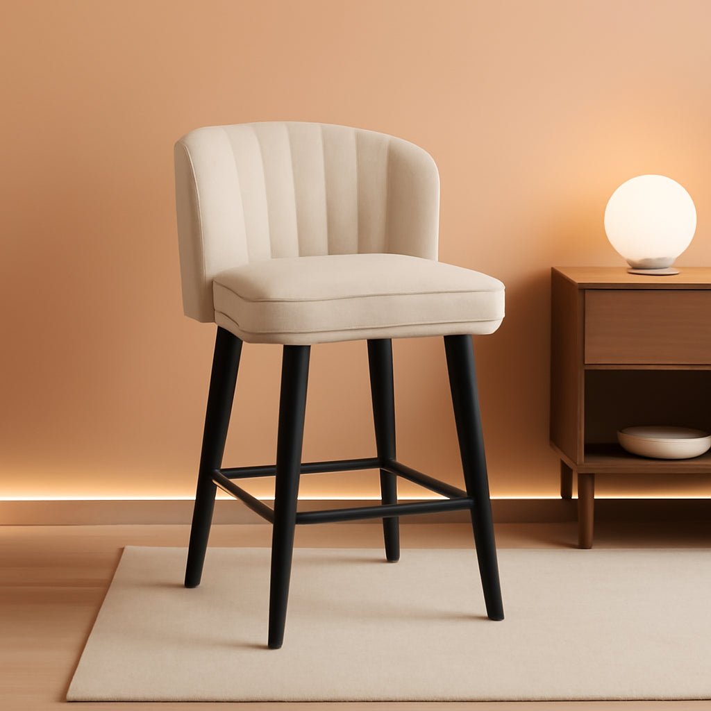 Swivel Counter Height Bar Stools Set Of 3 26 Inch Beige