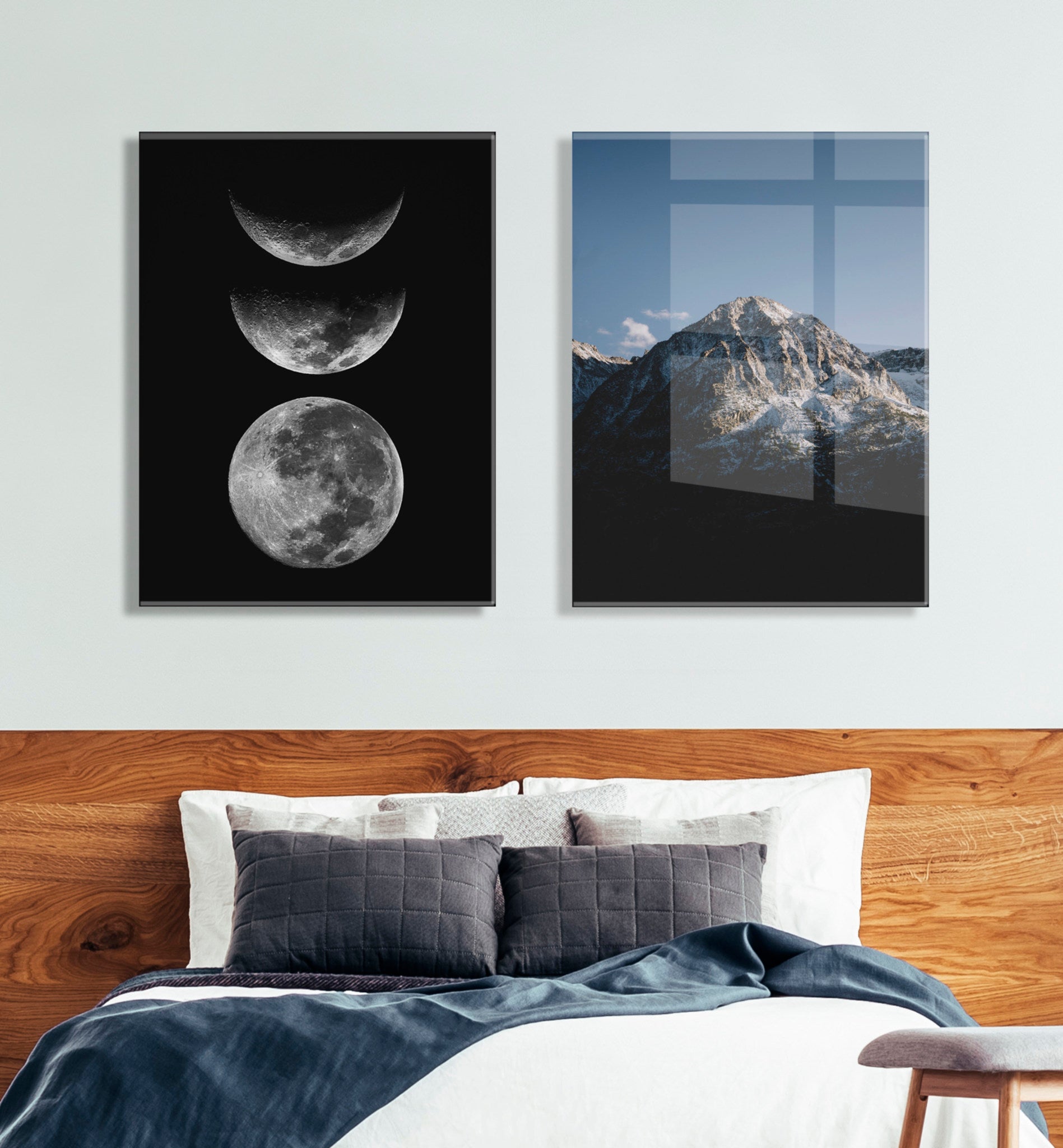 Mod Moon It’s Just a Phase Floating Acrylic Art by The Creative Bunch Studio