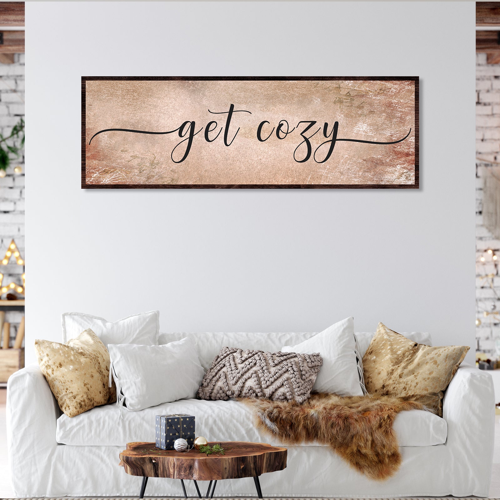 Get Cozy Canvas Wall Art