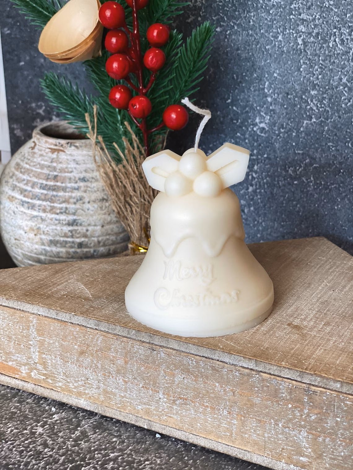 Tall Bell Christmas Candle-0