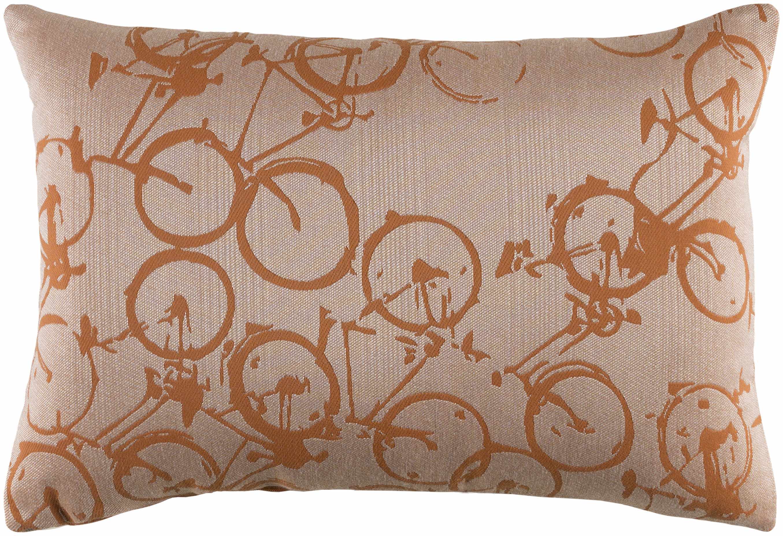 Tangmere Bicycle Print Throw Pillow - Clearance-4