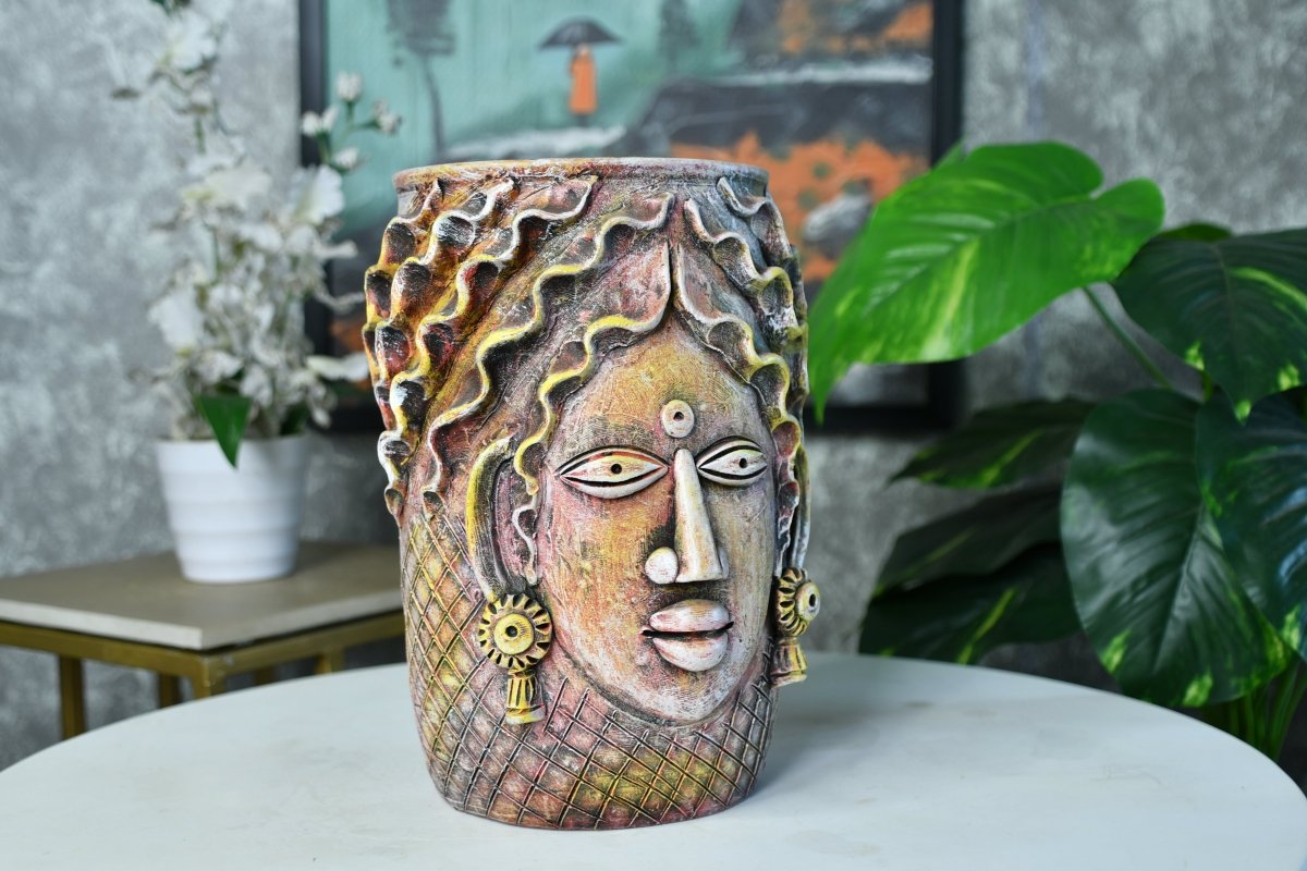 Sowpeace Artisan Big Female Vase Tabletop Decor-1