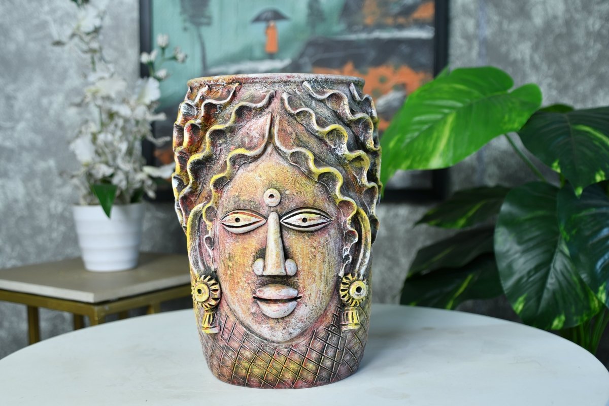 Sowpeace Artisan Big Female Vase Tabletop Decor-0