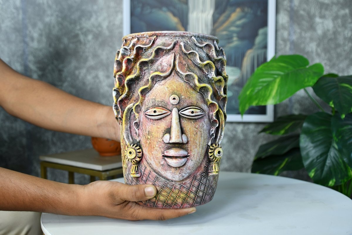 Sowpeace Artisan Big Female Vase Tabletop Decor-2