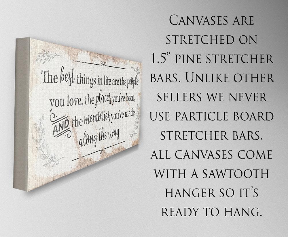The Best Things In Life - Canvas