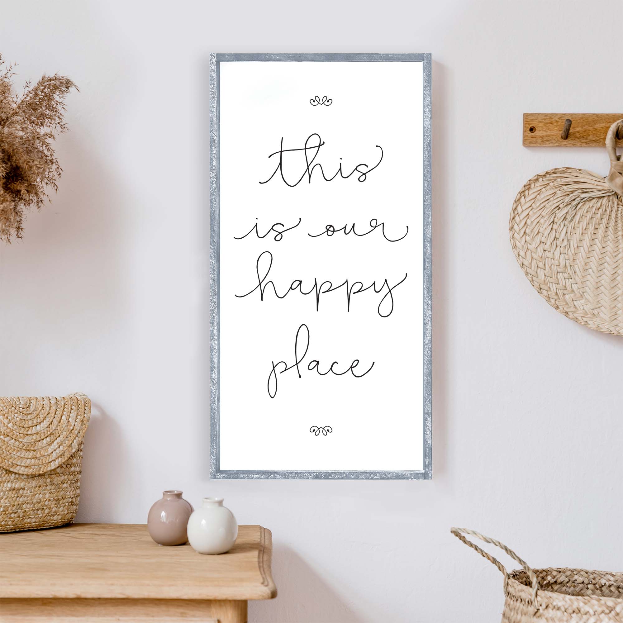 This Is Our Happy Place Wood Sign-3