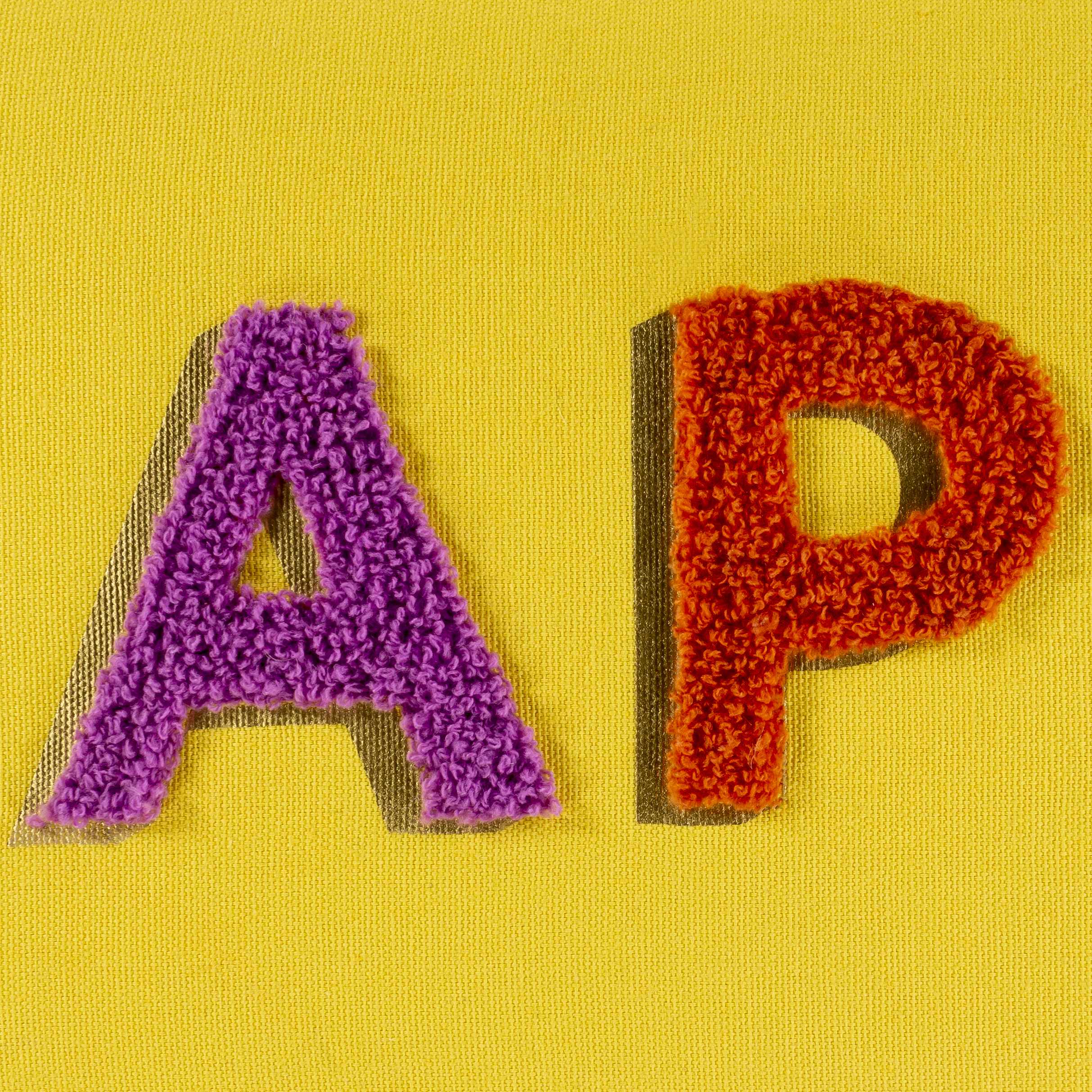 Kids Happy Decorative Nursery Yellow Throw Pillow - Clearance-2