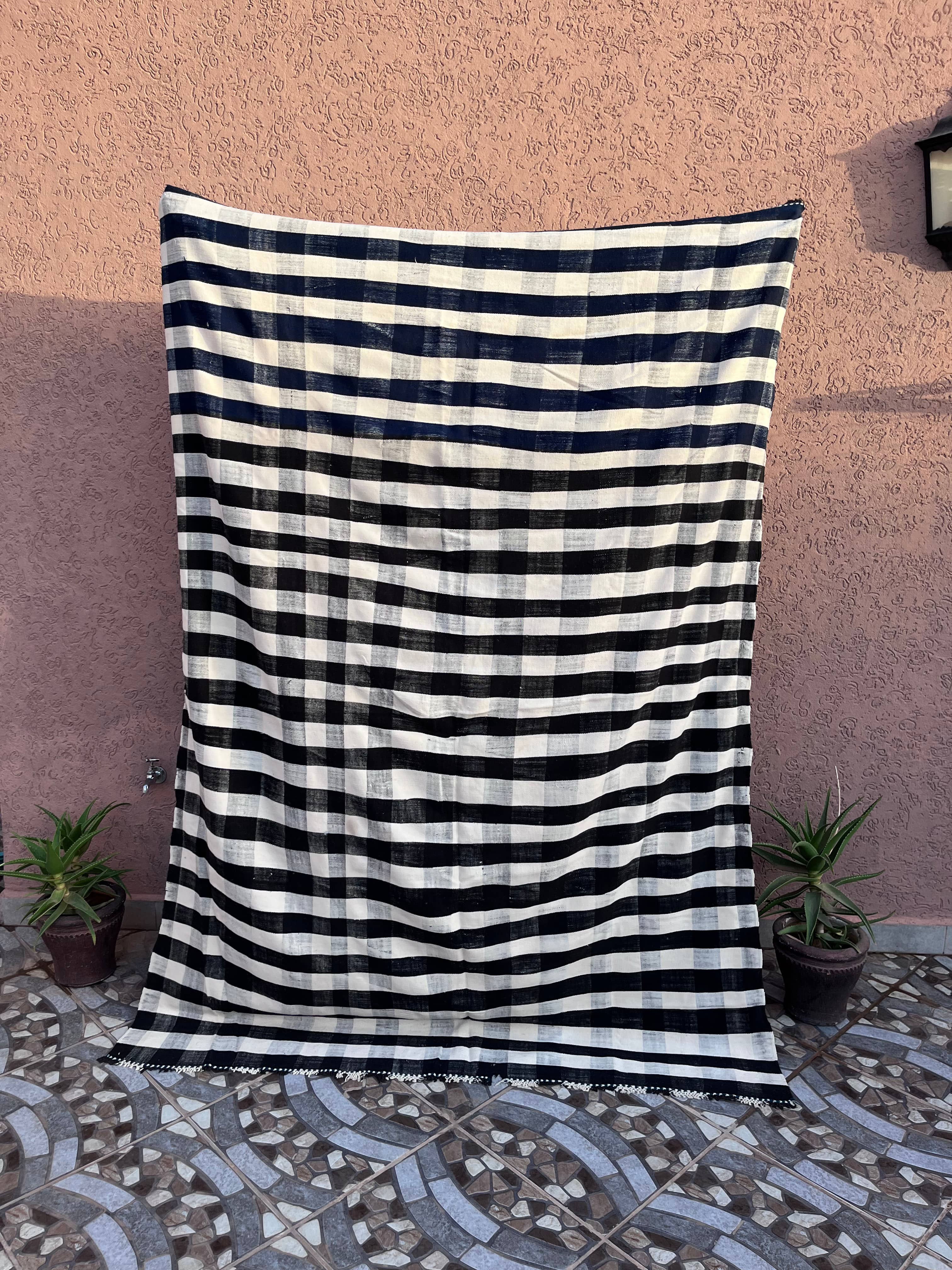 Handwoven Berber Throw & Quilts  – A One-of-a-Kind Moroccan Treasure-0