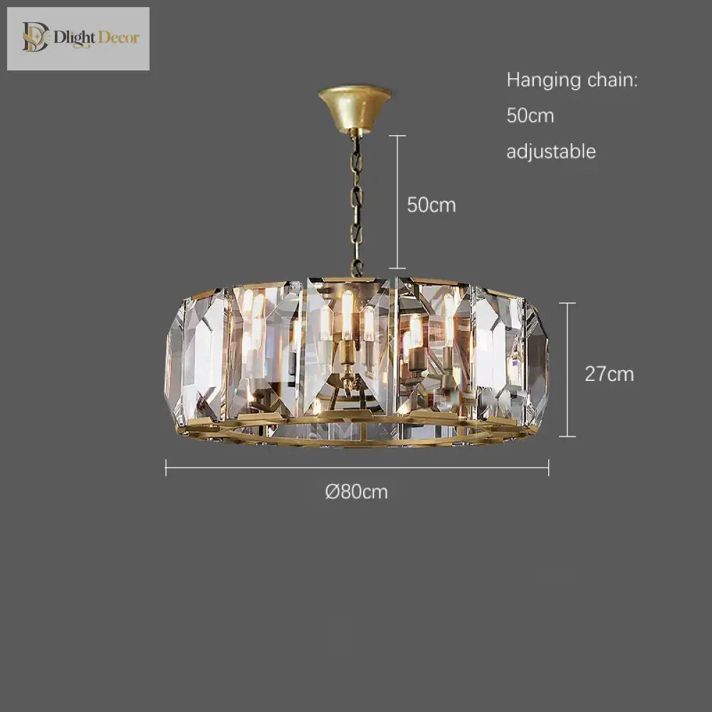 Timeless LED Crystal Chandelier | Dining Room Lighting