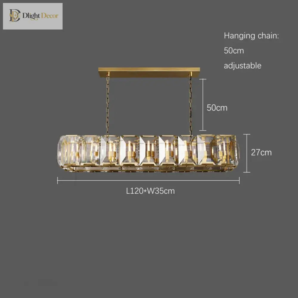 Timeless LED Crystal Chandelier | Dining Room Lighting