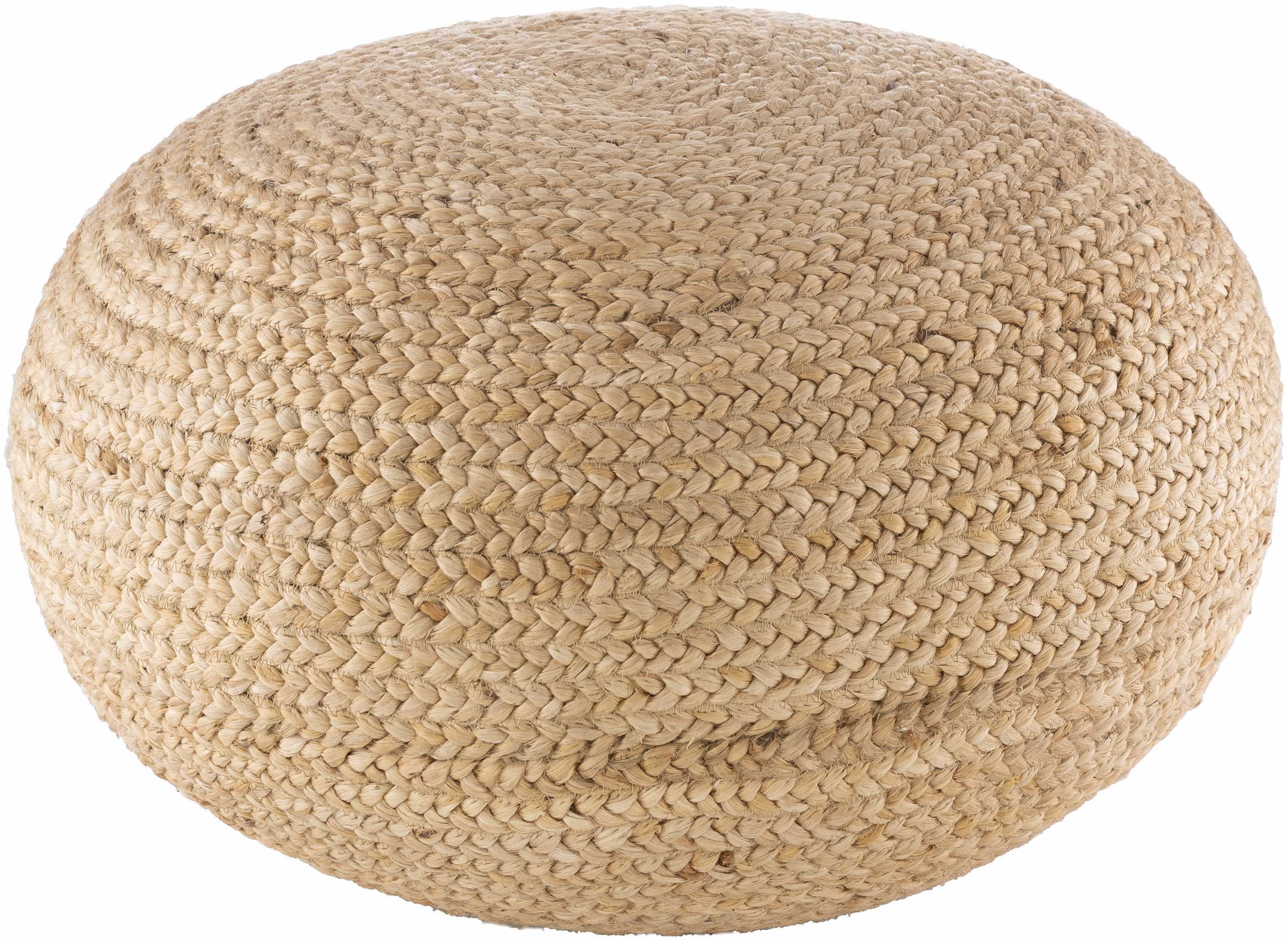 Tintern Jute Knitted Pouf-0