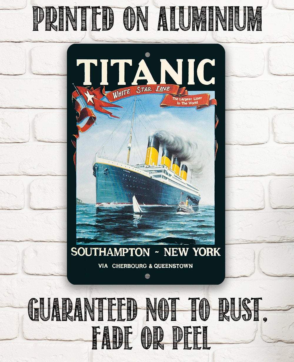 Titanic Poster - Metal Sign