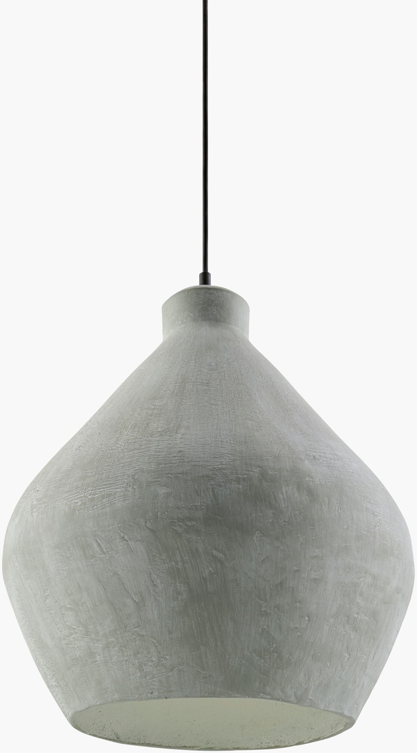 Rich Dark Gray Rustic Pendant Light for kitchen islands or dining areas-0