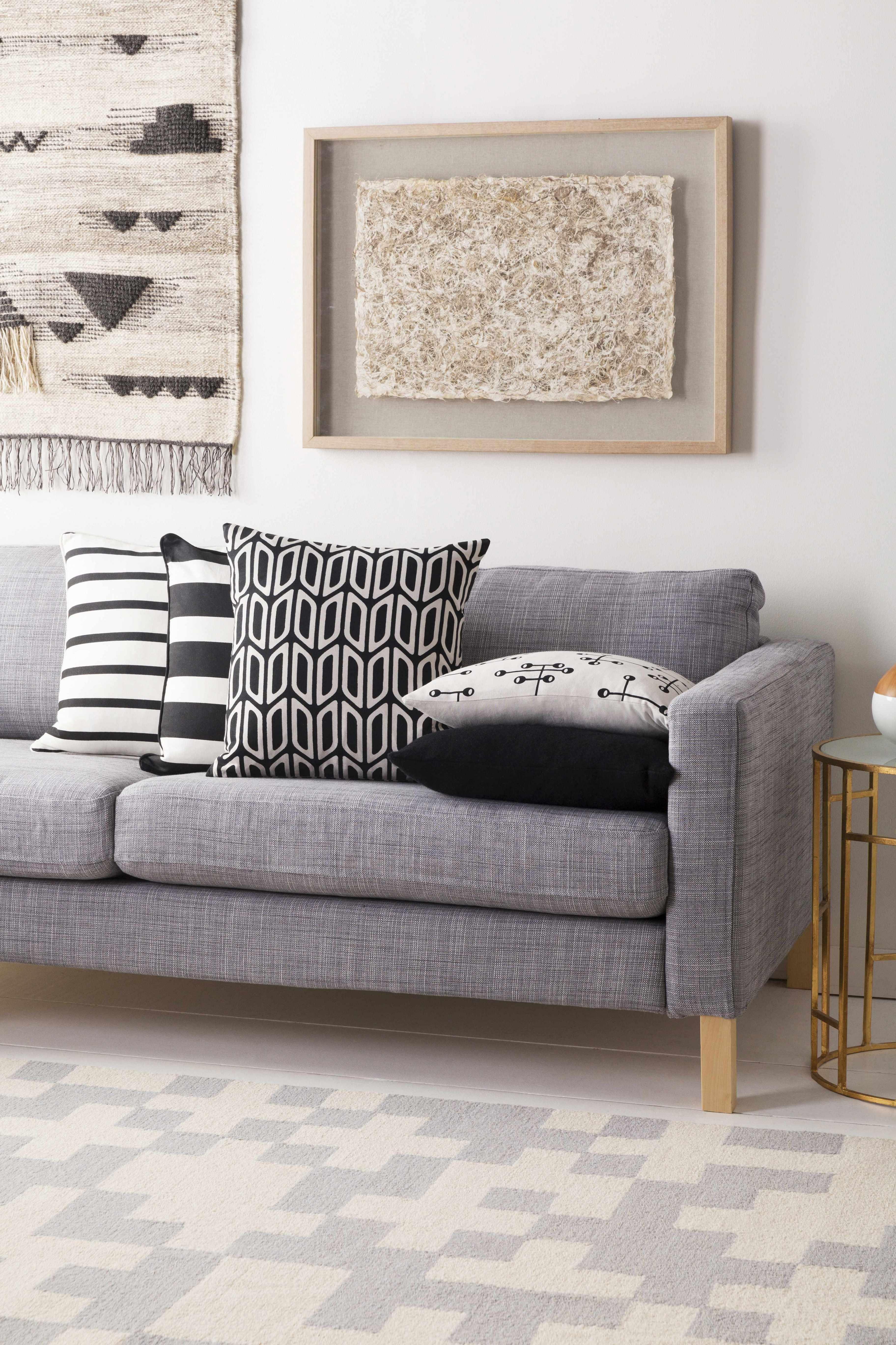 Proberta Black&White Striped Throw Pillow - Clearance - PRHOMZ