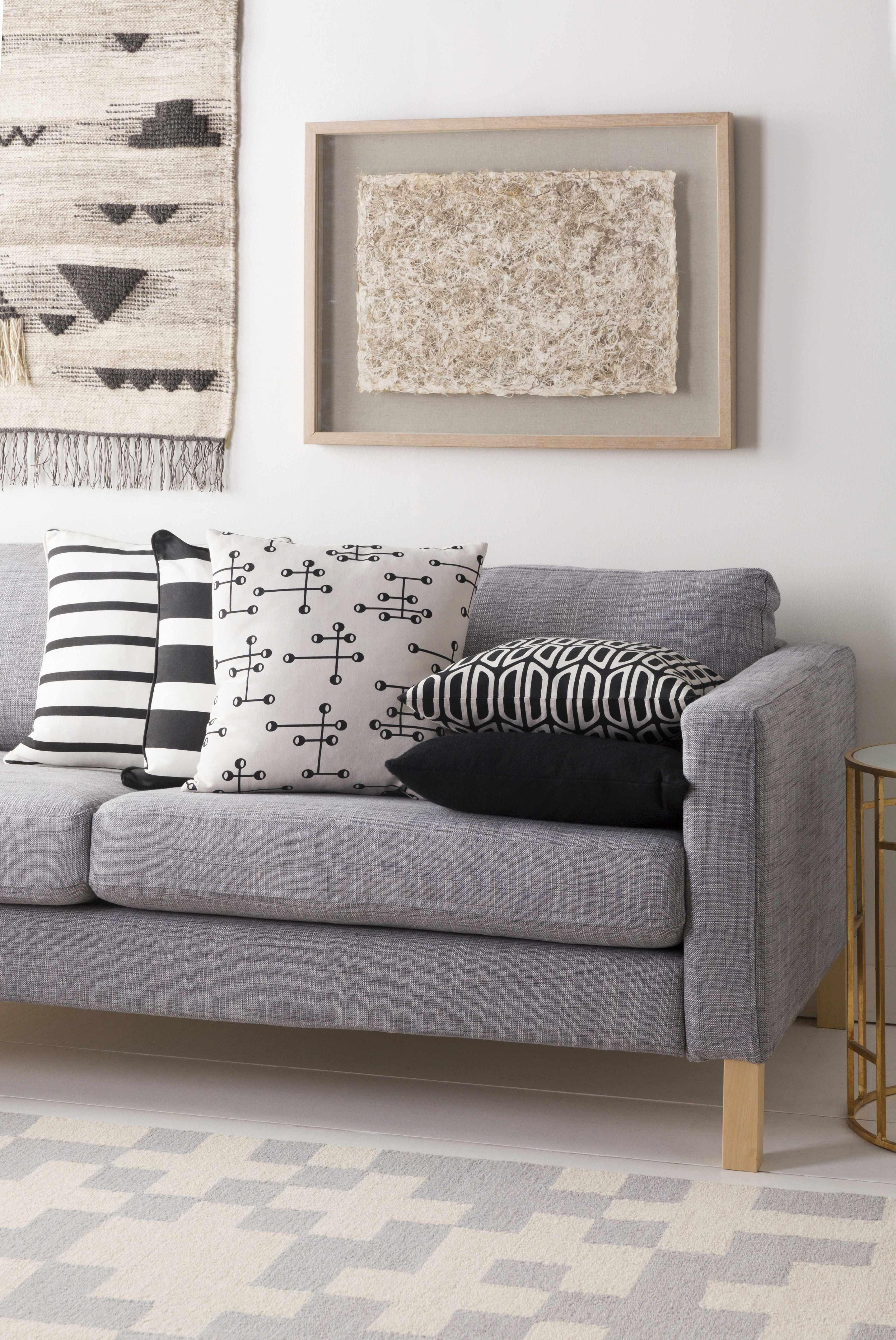 Proberta Black&White Striped Throw Pillow - Clearance - PRHOMZ